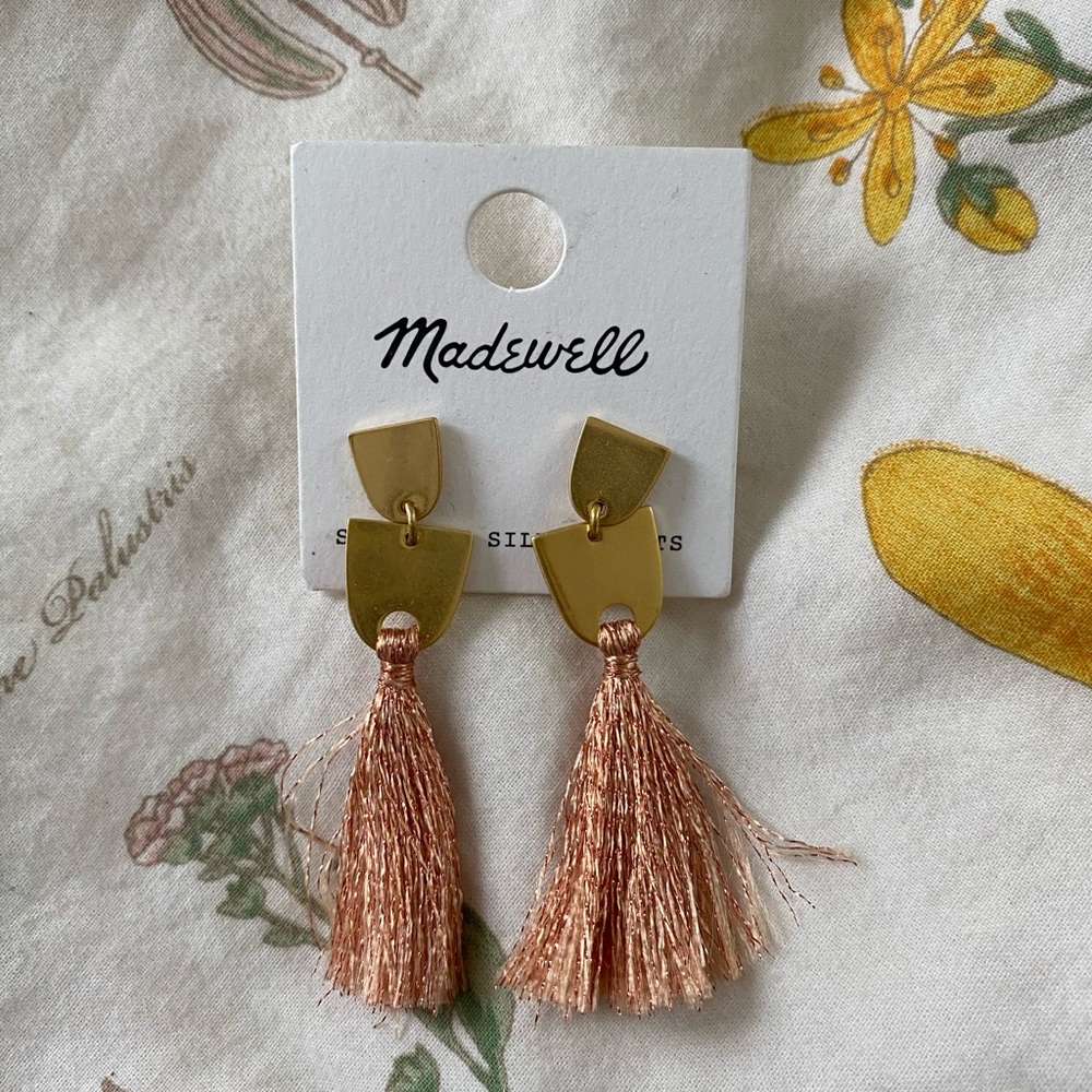 Madewell Fringe Earrings (NEVER WORN)